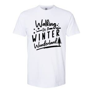 Walking In A Winter Wonderland Graphic Softstyle CVC T-Shirt