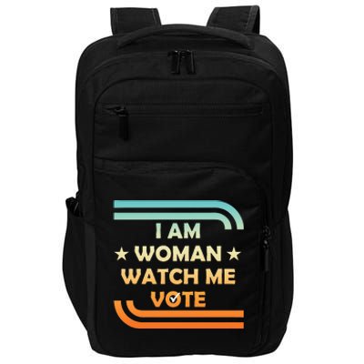 Wo I Am Woman Watch Me Vote Cool Election Day Impact Tech Backpack