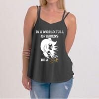 Womens In A World Full Of Karens Be A Beth Funny Beth Lovers Women's Strappy Tank