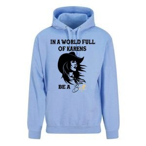 Womens In A World Full Of Karens Be A Beth Funny Beth Lovers Unisex Surf Hoodie