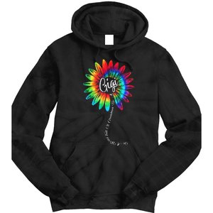 Womens In A World Full Of Grandmas Be A GiGi Happy Mother's Day Tie Dye Hoodie