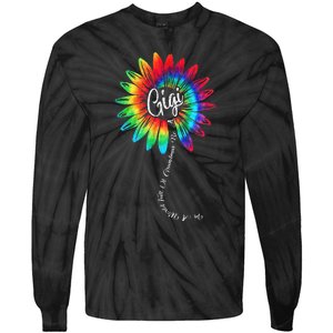 Womens In A World Full Of Grandmas Be A GiGi Happy Mother's Day Tie-Dye Long Sleeve Shirt