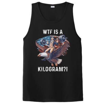 Wtf Is A Kilogram Funny 4th Of July Patriotic Eagle Usa PosiCharge Competitor Tank