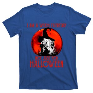 Witch I Am A Witch Everyday Not Just For Halloween Cool Gift T-Shirt