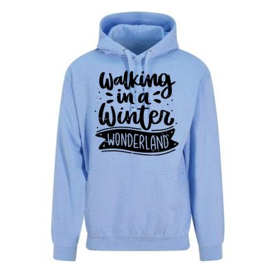 Walking In A Winter Wonderland Christmas Pajama Snow Xmas Unisex Surf Hoodie