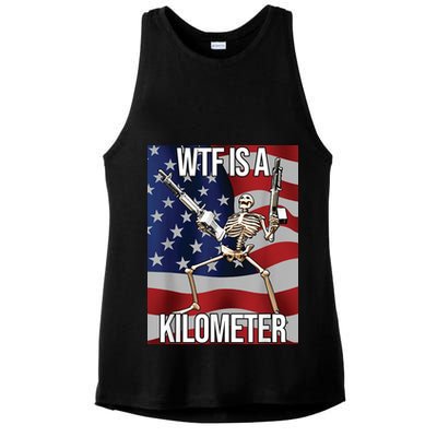 WTF Is A Kilometer Ladies PosiCharge Tri-Blend Wicking Tank