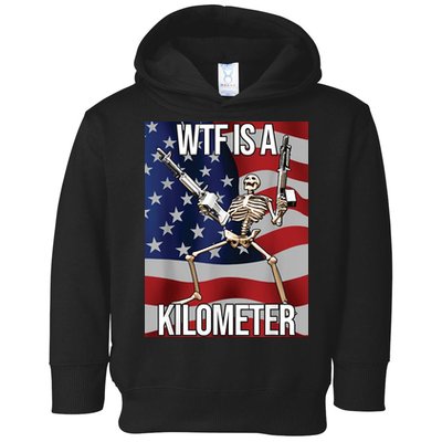 WTF Is A Kilometer Toddler Hoodie