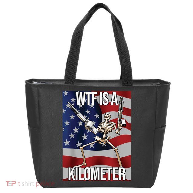 WTF Is A Kilometer Zip Tote Bag