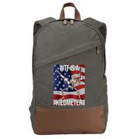 WTF Is A Kilometer Cotton Canvas Backpack