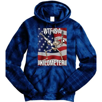 WTF Is A Kilometer Tie Dye Hoodie