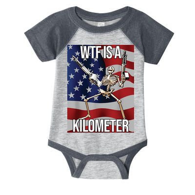WTF Is A Kilometer Infant Baby Jersey Bodysuit