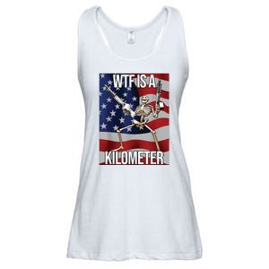 WTF Is A Kilometer Ladies Essential Flowy Tank