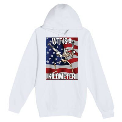 WTF Is A Kilometer Premium Pullover Hoodie