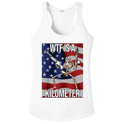 WTF Is A Kilometer Ladies PosiCharge Competitor Racerback Tank
