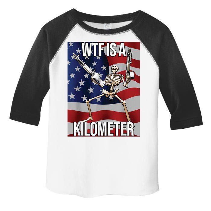 WTF Is A Kilometer Toddler Fine Jersey T-Shirt