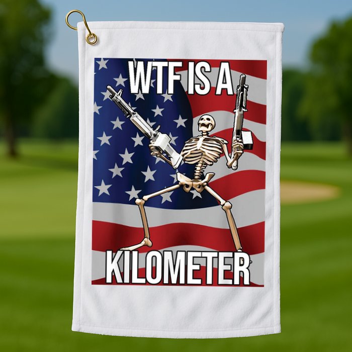 WTF Is A Kilometer Golf Towel