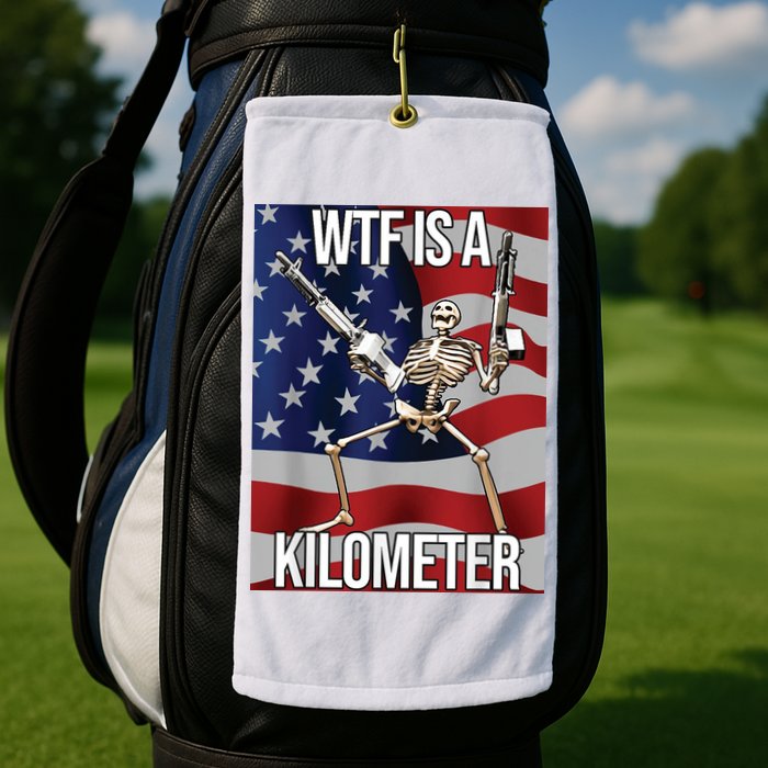 WTF Is A Kilometer Golf Towel