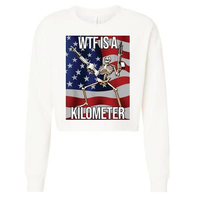 WTF Is A Kilometer Cropped Pullover Crew