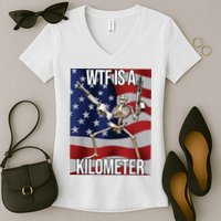 WTF Is A Kilometer Women's V-Neck T-Shirt