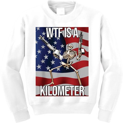 WTF Is A Kilometer Kids Sweatshirt