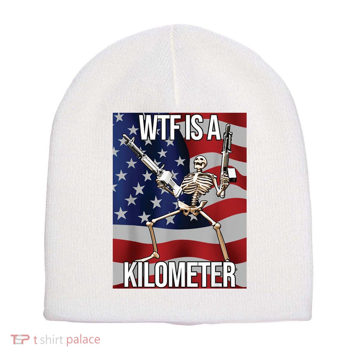 WTF Is A Kilometer Short Acrylic Beanie