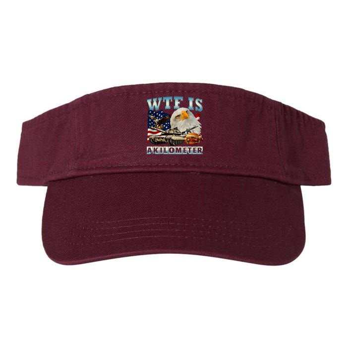 Wtf Is A Kilometer Eagle Badge American Signature Burger Valucap Bio-Washed Visor