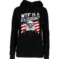 Wtf Is A Kilogram4th Of July Patriotic Eagle Womens Funnel Neck Pullover Hood