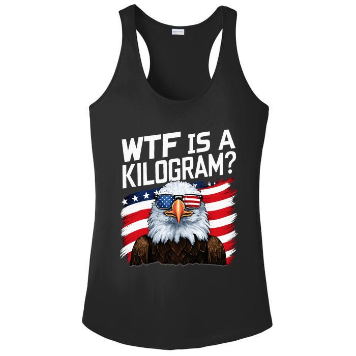 Wtf Is A Kilogram4th Of July Patriotic Eagle Ladies PosiCharge Competitor Racerback Tank