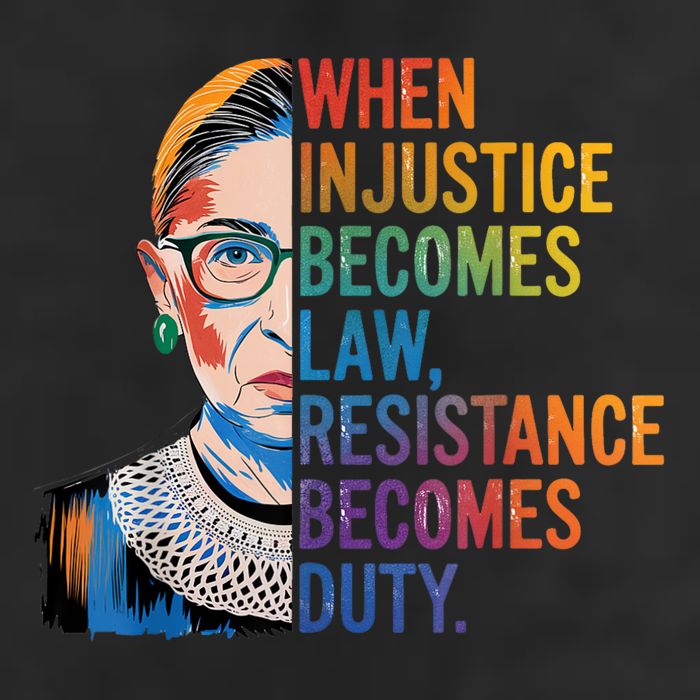 When Injustice Becomes Law Resistance Becomes Duty Rbg Quote Golf Towel