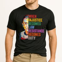 When Injustice Becomes Law Resistance Becomes Duty Cooling Performance Crew T-Shirt