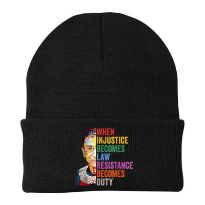 When Injustice Becomes Law Resistance Becomes Duty Beanie