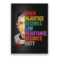 When Injustice Becomes Law Resistance Becomes Duty Poster