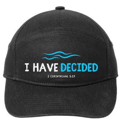 Water Immersion Baptism Baptized 7-Panel Snapback Hat