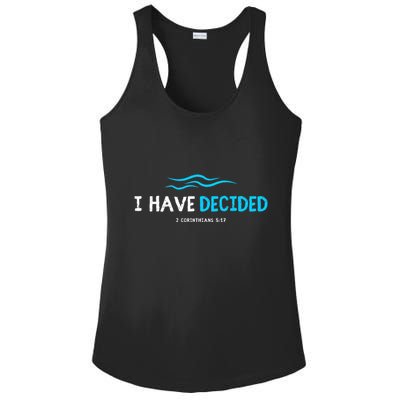 Water Immersion Baptism Baptized Ladies PosiCharge Competitor Racerback Tank