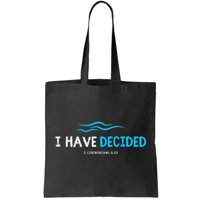 Water Immersion Baptism Baptized Tote Bag