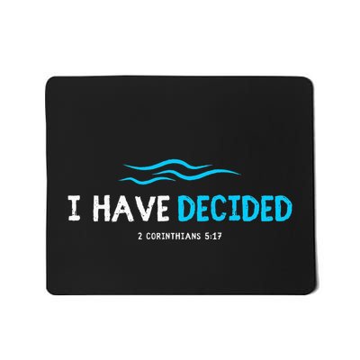 Water Immersion Baptism Baptized Mousepad