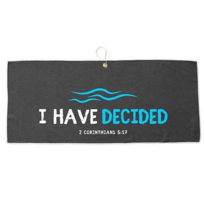 Water Immersion Baptism Baptized Large Microfiber Waffle Golf Towel