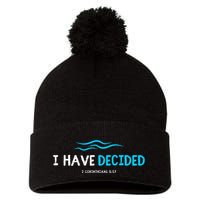 Water Immersion Baptism Baptized Pom Pom 12in Knit Beanie