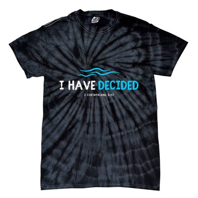 Water Immersion Baptism Baptized Tie-Dye T-Shirt