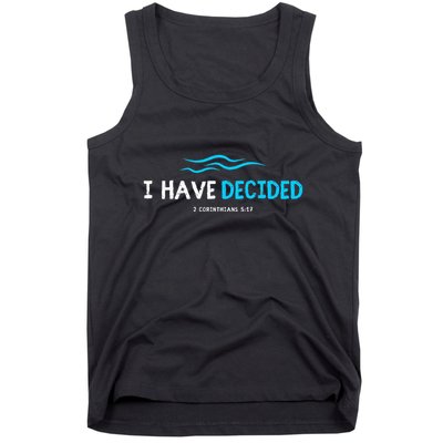 Water Immersion Baptism Baptized Tank Top