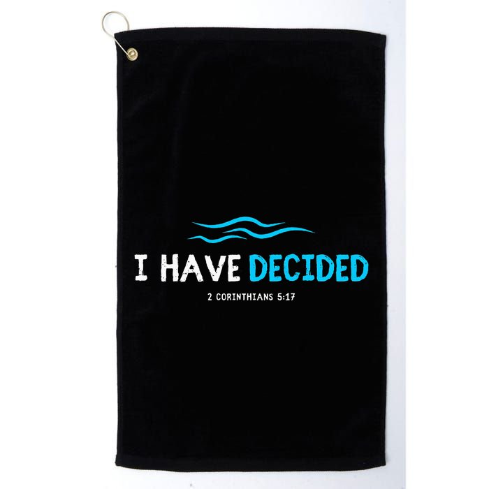 Water Immersion Baptism Baptized Golf Towel