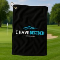 Water Immersion Baptism Baptized Golf Towel