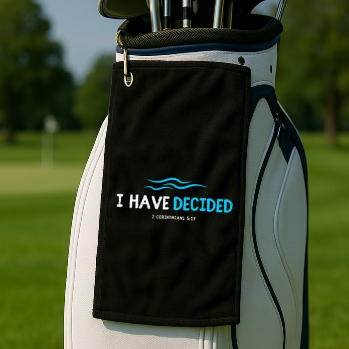 Water Immersion Baptism Baptized Golf Towel