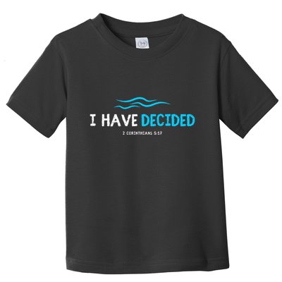 Water Immersion Baptism Baptized Toddler T-Shirt