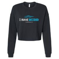Water Immersion Baptism Baptized Cropped Pullover Crew