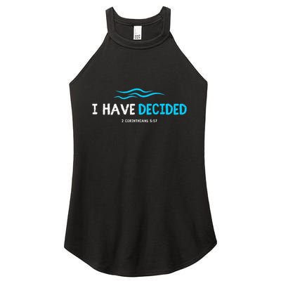 Water Immersion Baptism Baptized Women's Perfect Tri Rocker Tank