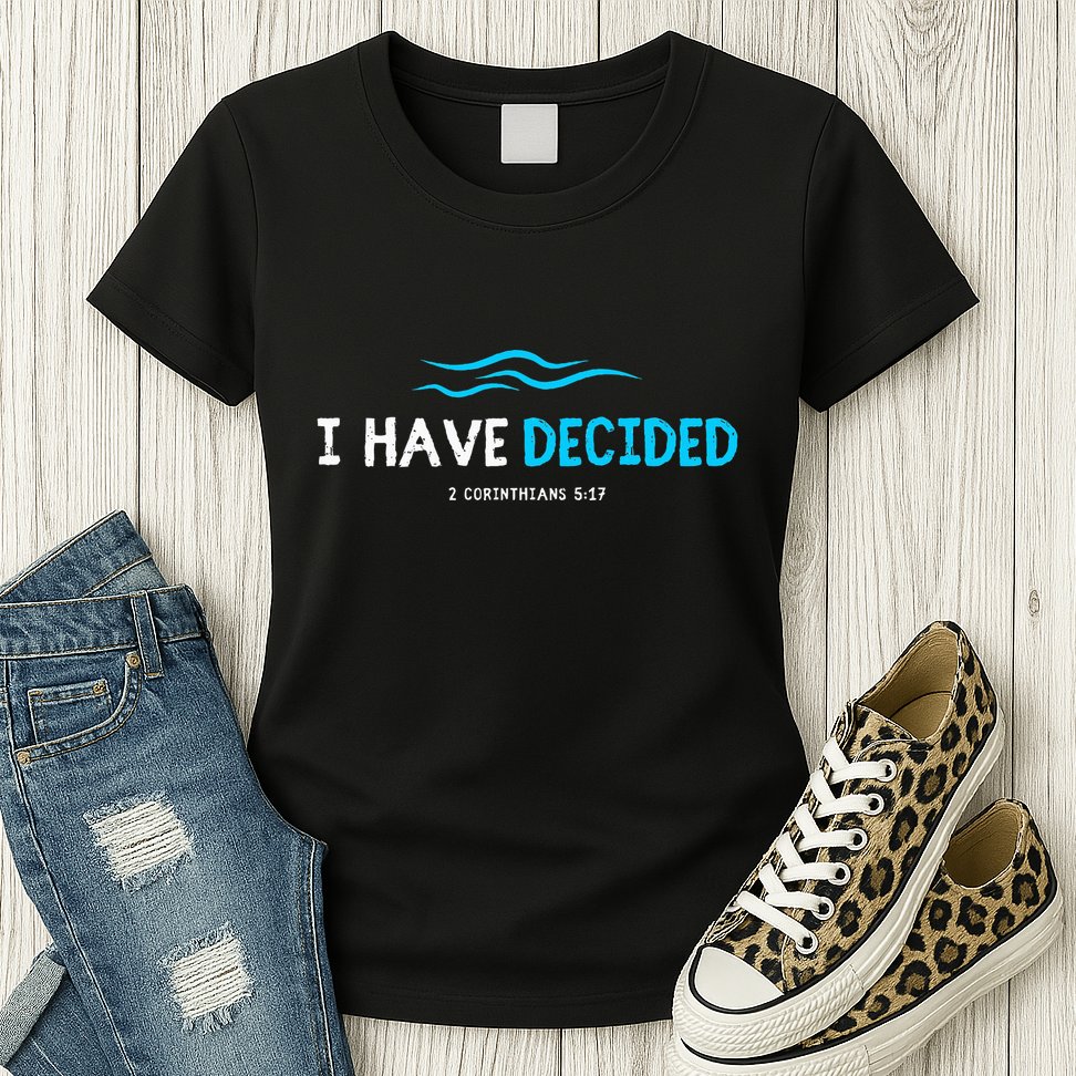 Water Immersion Baptism Baptized Womens T-Shirt