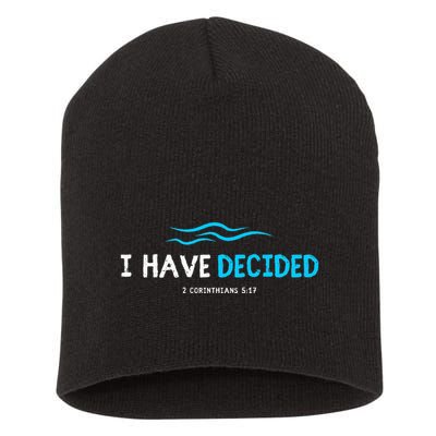 Water Immersion Baptism Baptized Short Acrylic Beanie