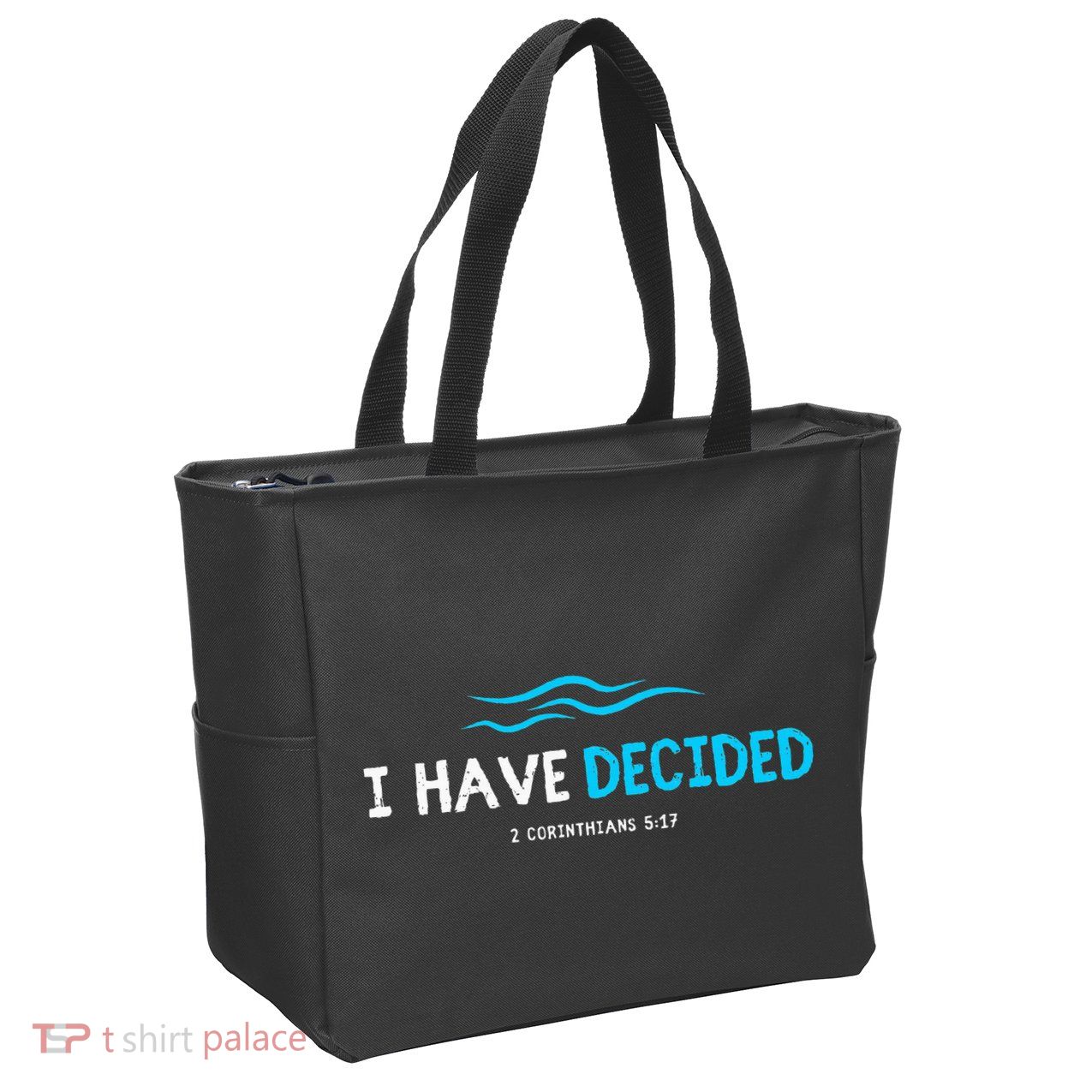 Water Immersion Baptism Baptized Zip Tote Bag