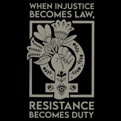 When Injustice Becomes Law Resistance Becomes Duty T-Shirt